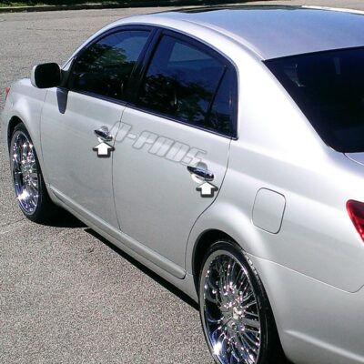 Compatible with(Just overlay Stick on, NOT for SNAP IN Replacement) 4 Chrome Door Handle Covers for Toyota 4RUNNER 2005-2008 / AVALON 05-08 / CAMRY 2007-2011 / SIENNA 05-2012 / TACOMA 2005-2015 - Image 3