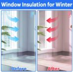 YoleShy Double Reflective Insulation 48 in X 10 FT RV Window Insulation for Summer Heat Reflective Window Film for Roof, Car, Garage Doors - Image 8