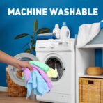 Microfiber Towels Bulk-400 Pack, Cleaning Cloths, Microfiber Towels for Cars, Cleaning Rags 5 Colors Assorted (11.5x11.5 inches) - Image 6