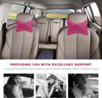 2PCS Car Headrest Pillow, Soft Comfortable Vehicle Neck Pillow Head Rest Pad, Breathable Auto Seat Headrest Neck Support Relieving Driving Fatigue, Universal Car Accessories (Pink) - Image 6