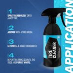Gyeon Tire Cleaner Advanced Rubber Cleaner For Tires Trim Mats Restores Deep Clean And Preparation Removes Embedded Dirt Grime Dressing Residue Long Lasting Results Detailing Essential - Image 3
