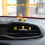 20 Pcs Mini Ducks Car Dashboard Decors, Cute Rearview Mirror Ornaments, Funny Interior Car Accessories with Adhesive Stickers for Automotive Window Home Garden Decorations - Image 6