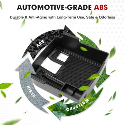 Autorder Center Console Organizer for 2019-2026 Toyota Corolla/ 2022-2026 Corolla Cross Accessories Car Armrest Storage Box Middle Console Tray Container with Non-Slip Silicone Mats - Image 7