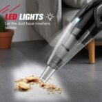 30-Min Runtime Pro Handheld Vacuum Cordless - 1.65lbs Ultra Lightweight, 3-in-1 with LED Light & HEPA Filter, for Car Detailing & Pet Hair (Graphite) - Image 3