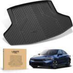 LASFIT Trunk Mat for Honda Civic Sedan 2022-2026 & Civic Sedan Hybrid 2025-2026, All Weather TPE Custom Fit Trunk Liner Trunk Tray Cargo Mat Cargo Liner Cargo Tray (Not for Hatchback/Type-R)
