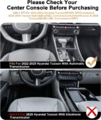 ECOZEN Center Console Organizer For 2022-2026 Hyundai Tucson Accessories - Armrest Box Organizer Tray Only Fit 2022-2026 Tucson With Automatic Transmission - NOT Fit 2025-2026 Tucson Limited/Hybrid - Image 2