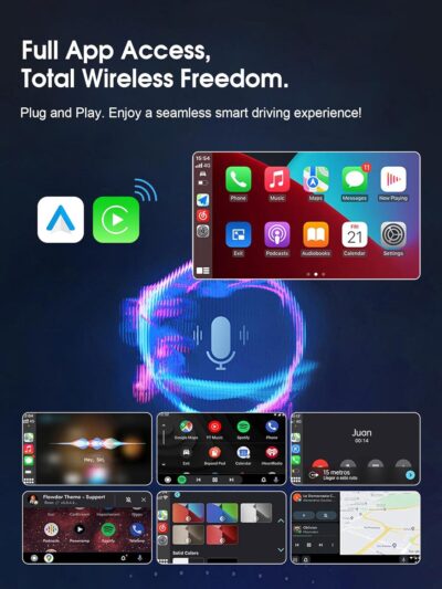 Wireless CarPlay Adapter for Apple iPhone - Multi-User Seamless Connection for Convert Wired to CarPlay Wireless Adapter - No Latency from iOS 10+ to Screen w/USB C - Image 8