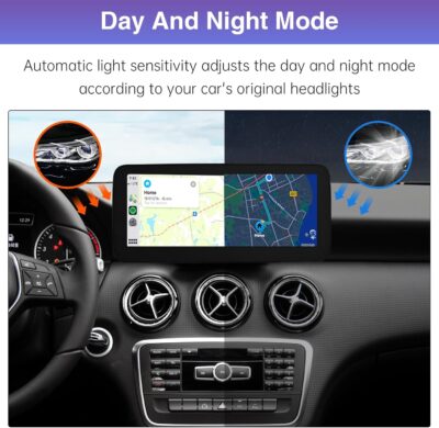 Road Top 10.25" Linux Car Multimedia Screen for Mercedes Benz CLA GLA Class C117/ X117/X156 2013-2015 Year with NTG4.5/4.7, Support Wireless CarPlay Android Auto Use OEM Bluetooth Calling - Image 7