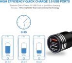 USB C Fast Car Charger for Samsung Galaxy S26 S25 S24 S23 S22 Z Flip 7 6 5 4/Z Fold 7 6 5 A17 A56 A36 A26 A16 A25 A35 A15 A54 A14 A53,Quick Charge 3.0 Rapid Car Adapter+6ft Type C Fast Charging Cable - Image 3