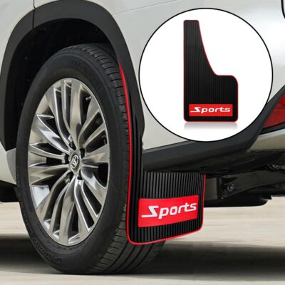 4 pcs Car Mud Flaps Universal Rubber Mudguard - Soft Material Automotive Fender - Splash Guards Rubber mud Guard Universal Pickup SUV - No Collision Universal 43cm23cm0.5cm - Image 7