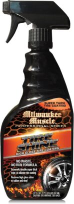Tire Shine 22oz Spray - High Gloss Tire Coating - High Gloss Finish for Rubber and Vinyl