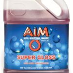 AIM Chemicals Super Gloss - Durable long lasting Tire Shine, Rubber & Vinyl Protector, Long-Lasting UV Protection, Versatile Application for Tires, Plastic Trims, Bumpers - Gal