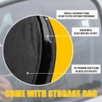 Zone Tech Side Window Cling On Sun Shades- 2-Pack Mesh Car Pop-Up Non Suction Cups Needed Sun-Shield - Image 4