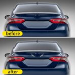 1 Pair Silver Car Angel Wings Sticker, Hawk Eagle Wings Automobile Emblem,4.92in*1.37 * 0.39in 3D Metal Stereo Wing Sticker, Suitable for Most Cars Models (Silvery) - Image 6