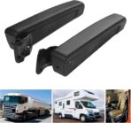 Adjustable Car Armrest for Automobiles Trucks, Pair Car Adjustable Seat Armrest Shock PU Sponge Black Universal for Automobiles Trucks - Image 6