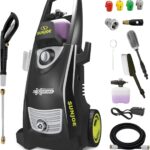 Sun Joe SPX3000-XT1 XTREAM 2,500 PSI Pressure Washer with 14.9A Motor, Includes 4 Quick-Connect Nozzles, High-Pressure Hose, Garden Hose Adapter, and 35-Foot Power Cord