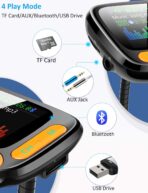 TSNAM Bluetooth FM Transmitter Car Adapter,Support Wireless Handsfree Call and MP3 Music/APP Audio Play,1.8" Color Screen,3 USB Charger,3.5mm AUX Port,Compatible with iPhone,iPad,Samsung and More - Image 3