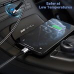 USB Car Charger Adapter Fast Charging PD45W+QC3.0 Dual Port Cigarette Lighter Charger for iPhone 17/16/15/14/13/12/11/Pro Max, iPad, Samsung Galaxy S25 S24/S23/S22/S21, Pixel, Android - Purple - Image 3