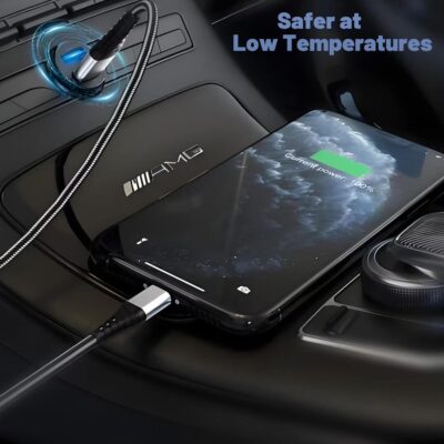 USB Car Charger Adapter Fast Charging PD45W+QC3.0 Dual Port Cigarette Lighter Charger for iPhone 17/16/15/14/13/12/11/Pro Max, iPad, Samsung Galaxy S25 S24/S23/S22/S21, Pixel, Android - Purple - Image 3