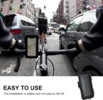 Gadpiparty Waterproof Motorcycle Phone Holder Bike Mount Vibration Dampener for Electric Scooter and Bicycle Handlebar Compatible Smartphones - Image 7