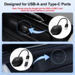 XHU Wireless CarPlay Adapter, CarPlay Wireless Adapter Supports Netflix, YouTube, and TikTok Stream Media Play, for OEM Wired CarPlay to Wireless Dongle, Only Fits for iOS 10+ Phone & Cars from 2016 - Image 7