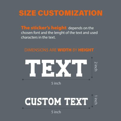 Personalized Design Your Own Name - Custom Vinyl Decal - Initial Phrase or Quote - Vinyl Lettering for Car Walls Window Windshield Computers Hydroflask - Text Name Letters Graphics Sticker - Image 4