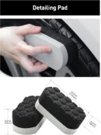 Fantasticlean 6PCS Car Wheel Cleaning Pro Kit, Tire Brush, Soft-bristled Rim Brush, Microfiber Bendable Brush, Double-Ended Detailing Brush, and Detailing Pads, Scratch-Free & Multipurpose - Image 6