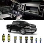 AWALITED 13pcs RAM Interior LED Lights Kit Super Bright LED Map Dome Light Bulbs for 2009 2010 2011 2012 2013 2014 2015 2016 2017 2018 Dodge Ram 1500,2500,3500 Pickup Truck All Models
