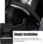 Hovom Car Center Console Armrest Pillow, 12.6"×7.87"×1.97" Leather Arm Rest Cover for Cars, Soft Comfortable Auto Armrest Cushion Pad, Vehicle Middle Console Cover, Car Accessories (Black) - Image 5