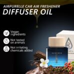 Car Air Freshener 50ML (1.7 FL OZ) Car Air Fresheners Diffuser, Amber Vanilla Fragrance Oil Car Air Freshner, 180+ days Long Lasting Car Perfume, Wooden Cup Design, Made in USA - Image 4