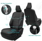 Custom Fit Seat Covers for Toyota Camry 2025-2026 LE/SE - Premium Faux Leather Full Set with 4-Layer Waterproof Protection - Image 3