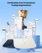 Car Windshield Sun Shade Umbrella - [Nano-Ice-Crystal Coatings] Protect Car from Sun Rays & Heat Damage Keep Cool and Protect Interior Medium (56" L x 31" W) - Image 7