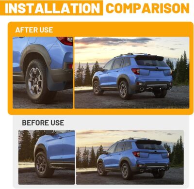 Mud Flaps Splash Guards Mudflaps Fit for Honda Passport 2026 Accessories 4PCS Exterior Tire Fenders Mudguards Kit Vehicle Wheel Liner - Image 4