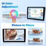 4GB+64GB, 8 Core Qualcomm Car Stereo Radio for Hyundai Santa Fe 2006-2012 Android 13 Wireless CarPlay Android Auto 9 Inch IPS Touchscreen GPS Navigation Bluetooth 5.1 DSP WiFi AHD Backup Camera SWC - Image 7