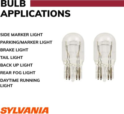 SYLVANIA - 7443 Long Life Miniature - Bulb, Ideal for Daytime Running Lights (DRL) and Back-Up/Reverse Lights (Contains 2 Bulbs) - Image 4