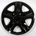 16" Gloss Black Hubcap Kit - ABS Deluxe for 'Monte Carlo' Style 4 Pack - Image 2