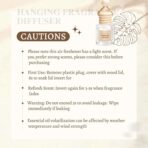 AROIC 4 Pack Car Air Freshener, Wooden Lid Essential Oil Car Diffuser, Natural Long Lasting Scent for Auto Interior, Mothers Day Gifts for Mom/Women (Mahogany/Lavender/Ocean/Vanilla Cream) - Image 5