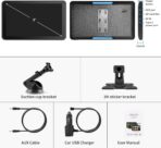 CarPlay Screen for Car, 9'' Wireless CarPlay & Android Auto - Smart Portable Touchscreen with Bluetooth/FM, Mirror Link, Voice Control, GPS Navigation, Hands-Free Calling, Plug & Play Car Play Screen - Image 7