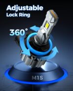 Marsauto M1S 9005/HB3 H11/H9/H8 Bulbs Combo, 900% 80000LM Brighter 9005 H11 Lights, 6000K Cool White HB3 H8 Bulbs fog, 3-Mins Plug and Play, IP68, Pack of 4 - Image 6