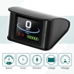 X AUTOHAUX 2.2 Inch Mini HUD Head Up Display Car Dashboard Digital Speedometer Multifunction Data Display Error Alarm TFT LCD Display with OBDII EUOBD - Image 8