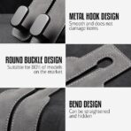 Car Seat Back Double Hook, Car Headrest Hook for Purses and Bags, Durable Hanging Hooks for Handbags, Groceries, and Accessories, Tidy Car Organizer (Grey*2) - Image 3