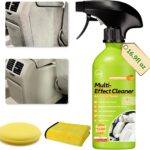 500ml Car Interior Polish Ceiling Foam Headliner Roof Fabric Cleaner Spray Kit for Leather, utomotive Seat,Dashboard, Carpet,Plastic, Vinyl Glass, All-Purpose for Auto Interiors (1 Pack, 16.9fl oz)