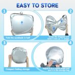 Custom Fit Windshield Sun Shade for VW Jetta 2019-2026, Blocks UV & Heat, Front Window Sunshade Accessories, Easy Fold & Store Keep Your Car Cooler - Image 6