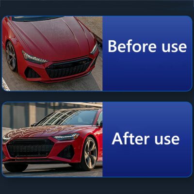 Quick Effect Coating Agent, Car Coating Spray, 17.6 OZ Polish Spray Waterless Wash Wax, Spray Wax Polish for Car Scratches(1PC+Sponge+Cloth) (1 PCS) - Image 4