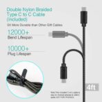 Type C Super Fast Charger Car 45W, [PD/PPS+QC] Dual Fast Charging Car Cigarette Lighter Adapter Compatible with Samsung S25/S24/S23, iPhone 16/15 Pro Max, Pixel 9 – 4FT Type C Cord - Image 6