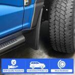 Mud Flaps Splash Guards for Ford F-250 F-350/2017-2024 Front Rear Mudflaps Mud Guard for Trucks 4PCS Set Black OEM Fender Flares No Need to Drill Holes,Easy Install - Image 6