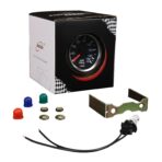 RACETECH 52mm (2-1/16") 150 PSI Mechanical Air Suspension Pressure Gauge – Black Dial, Chrome Bezel, 1/8 NPT – for Air Ride Suspension Systems - Image 6