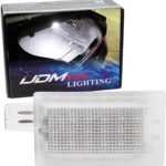 iJDMTOY Super Bright 2W High Power Xenon White Full LED Trunk Cargo Area Light Assembly Compatible With Dodge Challenger Charger Dart Magnum Chrysler 200 300 Sebring, Powered by 18-SMD LED Diodes