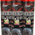 Black Diamond Tire Shine Spray - Extreme Gloss, Long Lasting, No Sling, Wet Look - 14 oz (Pack of 3)