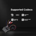 CAR Bluetooth 5.2 Receiver – aptX Adaptive, aptX HD, AAC, SBC – 12V/24V Compatible, Remote Trigger, Stereo RCA Output – Wireless A2DP Adapter for Car, Truck, Marine, Powersport Audio Systems - Image 3